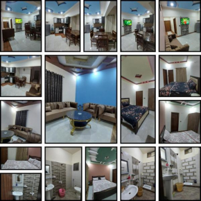 Comfortable and Spacious 2 Bedroom Drawing Dining TV Lounge Kitchen with required accessories and utensils Hot Water Lift Fridge Microwave Led TV with Netflix Free Wi-Fi available